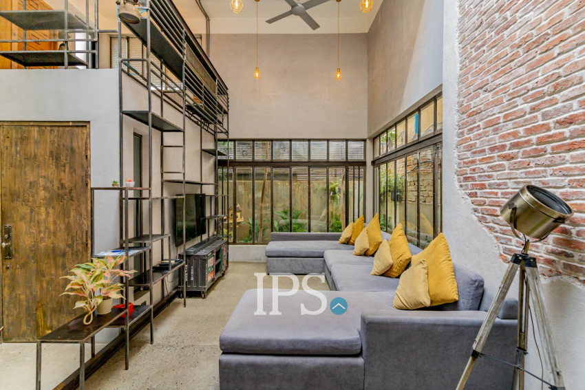 3 Bedroom Townhouse For Rent - Tonle Bassac, Phnom Penh