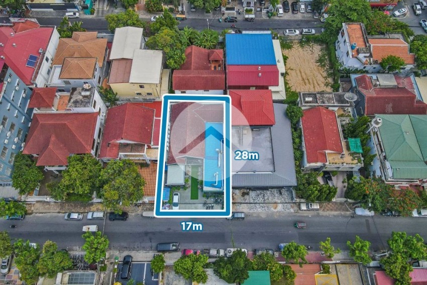 475 Sqm Land For Sale - Street 294, BKK1, Phnom Penh