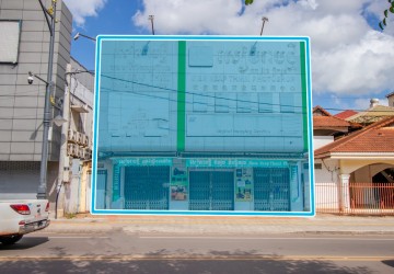 250 Sqm Commercial Shophouse For Rent - Wat Bo, Siem Reap thumbnail
