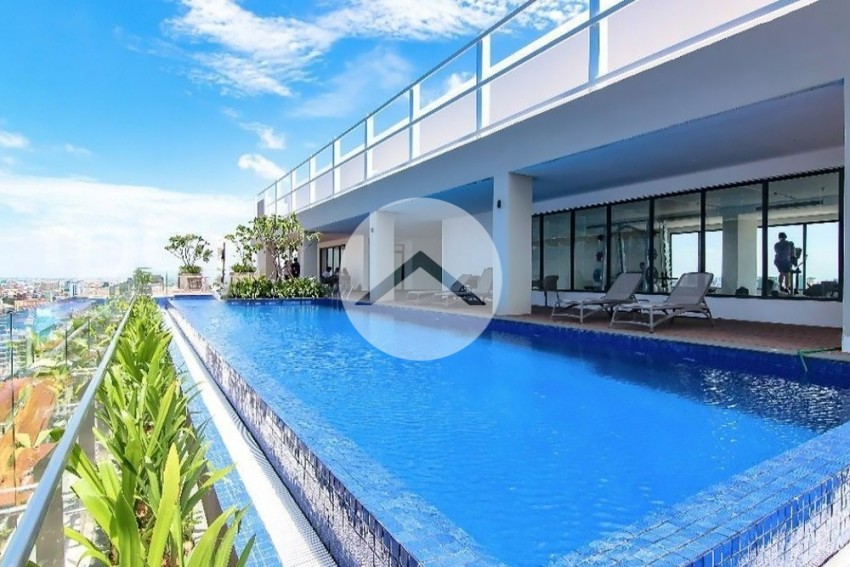 10th Floor 2 Bedroom Luxury Condo For Sale - Embassy Residences, Tonle Bassac, Phnom Penh