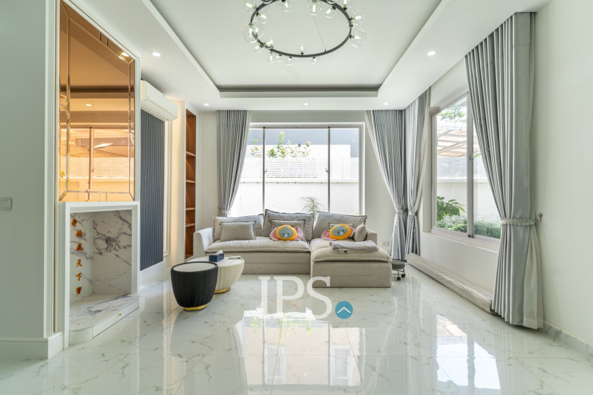 3 Bedroom Twin Villa For Rent - Orkide Botanic City, Chroy Changvar, Phnom Penh