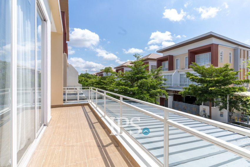 3 Bedroom Twin Villa For Rent - Orkide Botanic City, Chroy Changvar, Phnom Penh