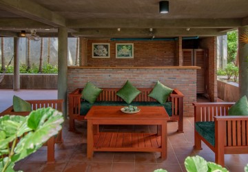 2 Bedroom Wooden Villa For Rent - Svay Dangkum, Siem Reap thumbnail