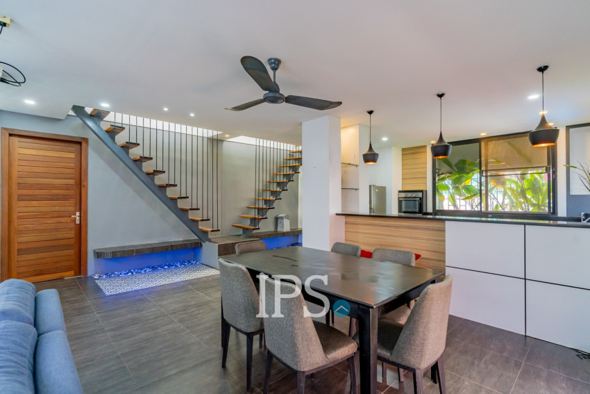 Renovated Duplex 3 Bedroom Apartment For Rent - Beoung Prolit, Phnom Penh