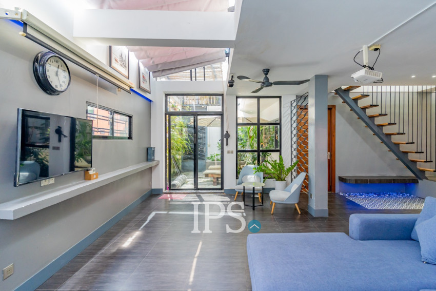 Renovated Duplex 3 Bedroom Apartment For Rent - Beoung Prolit, Phnom Penh