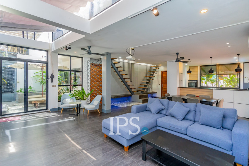 Renovated Duplex 3 Bedroom Apartment For Rent - Beoung Prolit, Phnom Penh