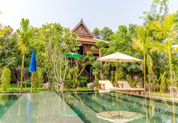 3  Bedroom Wooden Villa For Rent - Slor Kram, Siem Reap thumbnail