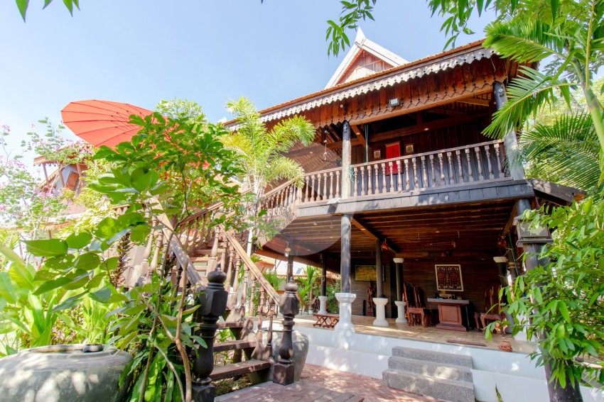 3  Bedroom Wooden Villa For Rent - Slor Kram, Siem Reap