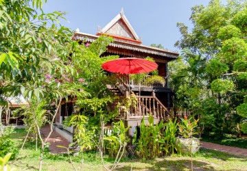 3  Bedroom Wooden Villa For Rent - Slor Kram, Siem Reap thumbnail