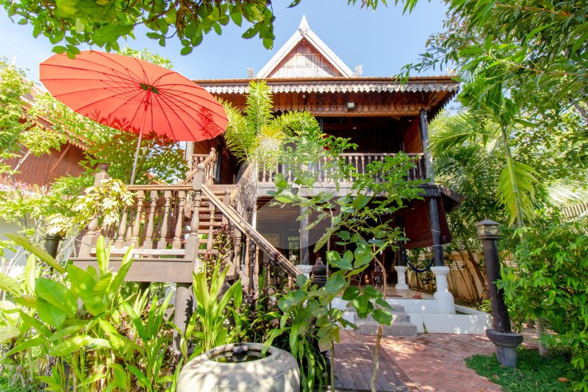 3  Bedroom Wooden Villa For Rent - Slor Kram, Siem Reap