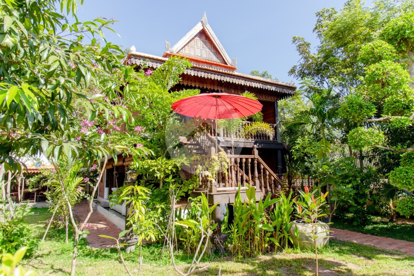 3  Bedroom Wooden Villa For Rent - Slor Kram, Siem Reap