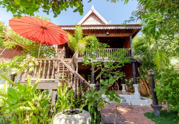 3  Bedroom Wooden Villa For Rent - Slor Kram, Siem Reap thumbnail