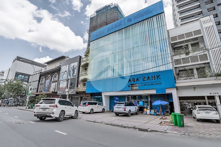 1680 Sqm Commercial Building For Rent - Sihanouk BLVD, BKK1, Phnom Penh