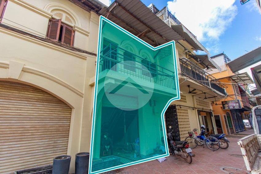 32 Sqm Commercial Shophouse For Sale - Old Market  Pub Street, Siem Reap