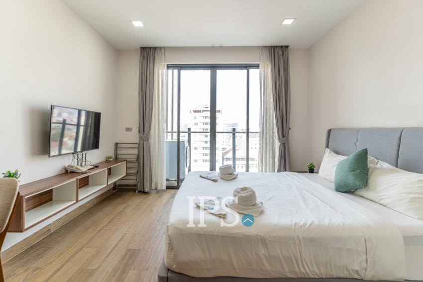 30 Sqm Studio Apartment For Rent - Toul Svay Prey 2, Phnom Penh