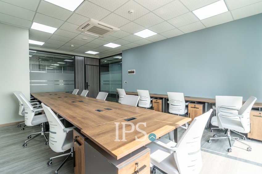 40.02 Sqm Serviced Office Space For Rent - BKK3, Phnom Penh