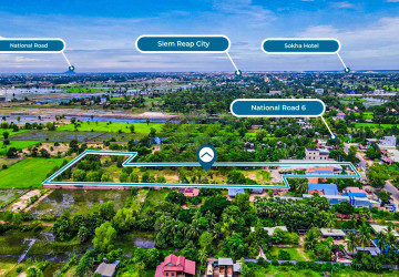 11900 Sqm Commercial Land For Rent - Svay Thom, Prasat Bakong, Siem Reap thumbnail