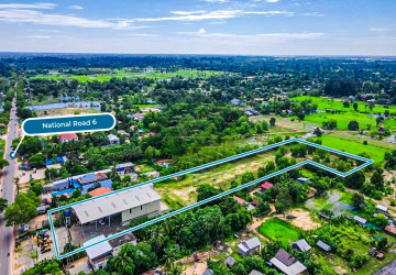 11900 Sqm Commercial Land For Rent - Svay Thom, Prasat Bakong, Siem Reap thumbnail