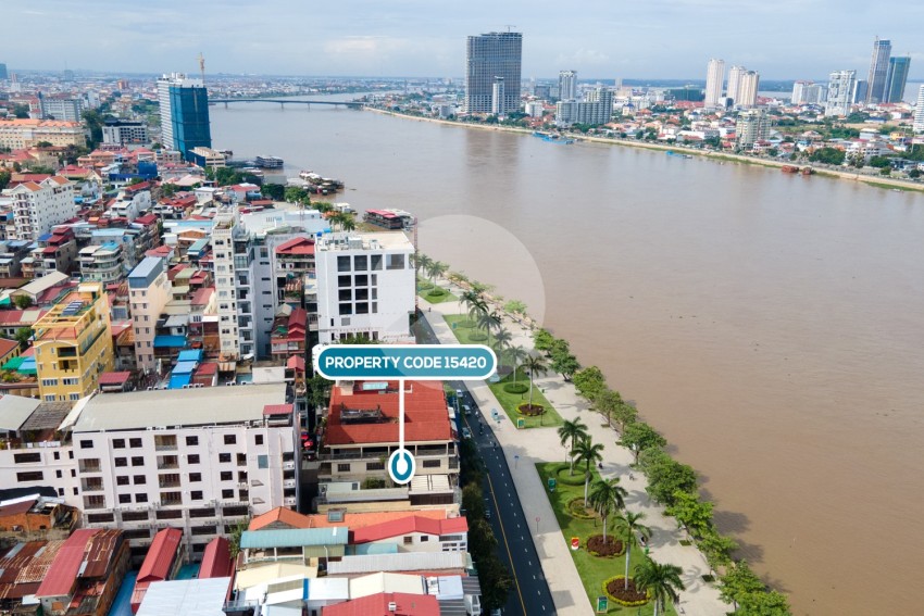 Renovated 3 Bedroom Duplex Penthouse  For Sale - Riverside, Phnom Penh