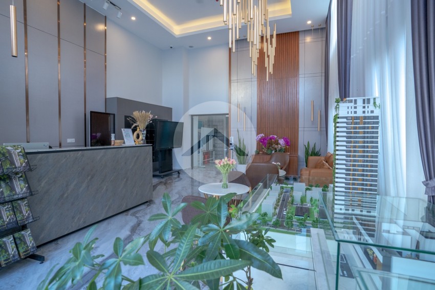 22th Floor 1 Bedroom Condo For Sale - Parc 21 Residence, Boeung Trabek, Phnom Penh