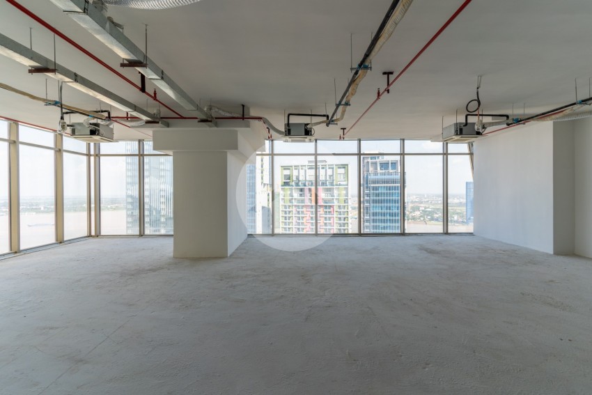 129 Sqm Corner Office Space For Rent - Tonle Bassac, Phnom Penh