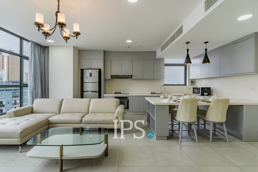 2 Bedroom Serviced Apartment For Rent - BKK1, Phnom Penh