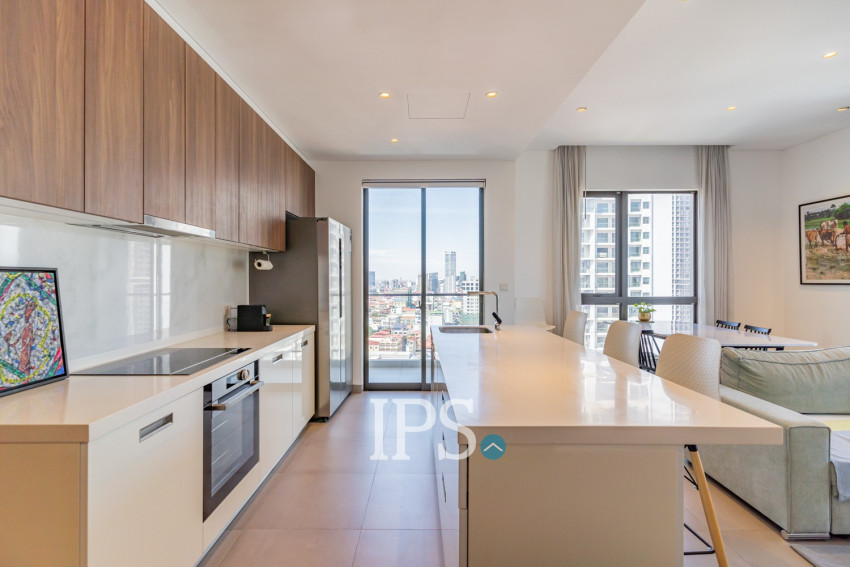 17th Floor 2 Bedroom Condo For Sale - Embassy Central, BKK1, Phnom Penh