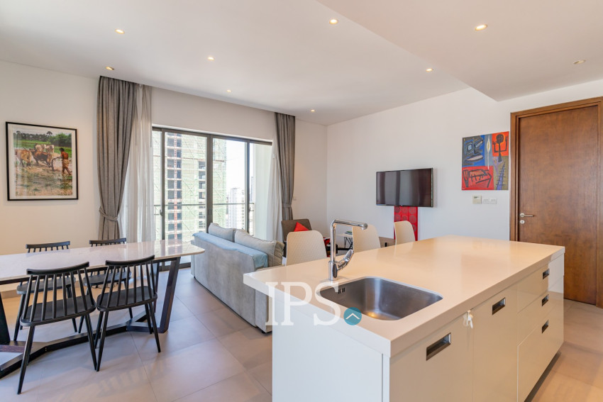 17th Floor 2 Bedroom Condo For Sale - Embassy Central, BKK1, Phnom Penh