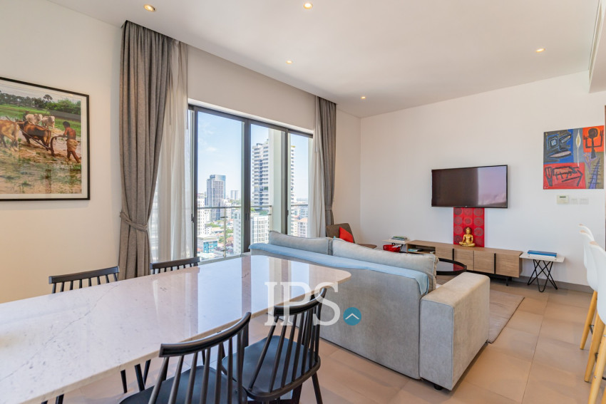 17th Floor 2 Bedroom Condo For Sale - Embassy Central, BKK1, Phnom Penh