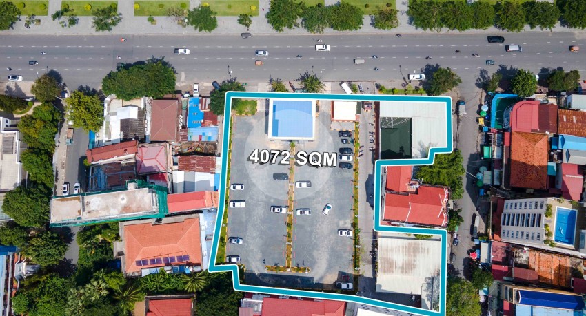 4072 Sqm Land For Sale - Sihanouk BLVD, Tonle Bassac, Phnom Penh