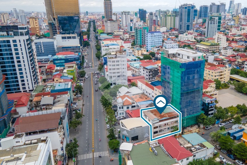 1,232 Sqm Commercial Building For Rent - Chakto Mukh, Phnom Penh