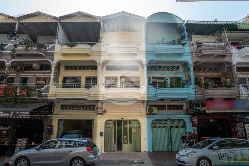 12 Bedroom Shophouse For Rent -  Daun Penh, Phnom Penh