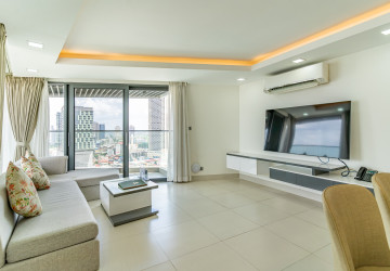 Duplex 2 Bedroom Penthouse For Rent - Tonle Bassac, Phnom Penh thumbnail