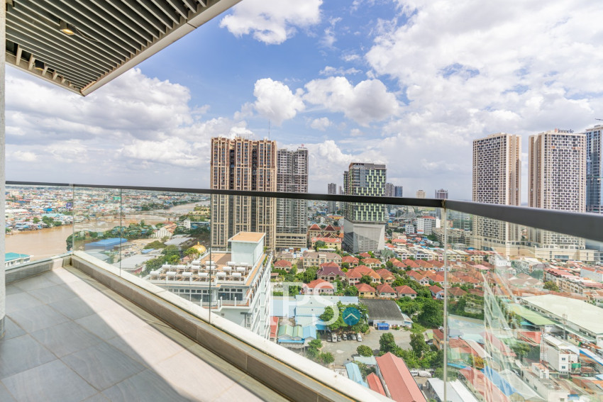 Duplex 2 Bedroom Penthouse For Rent - Tonle Bassac, Phnom Penh