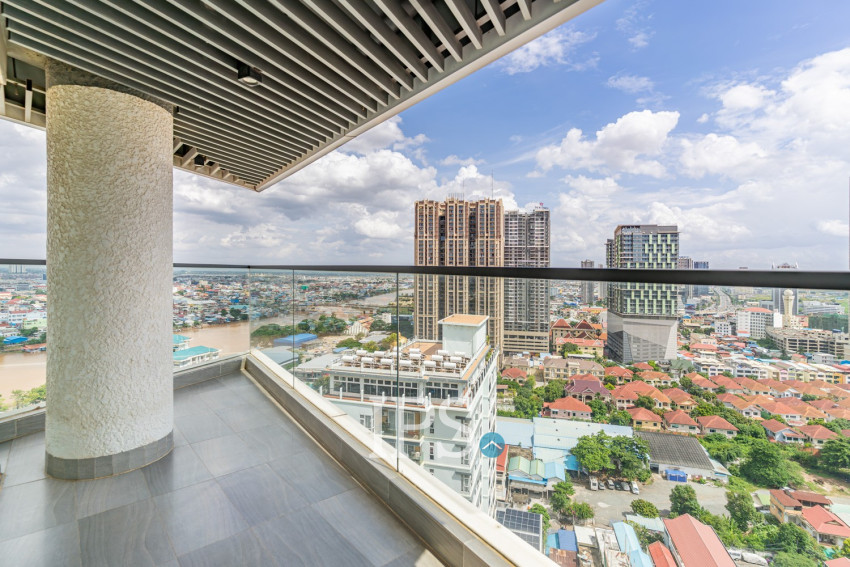 Duplex 2 Bedroom Penthouse For Rent - Tonle Bassac, Phnom Penh