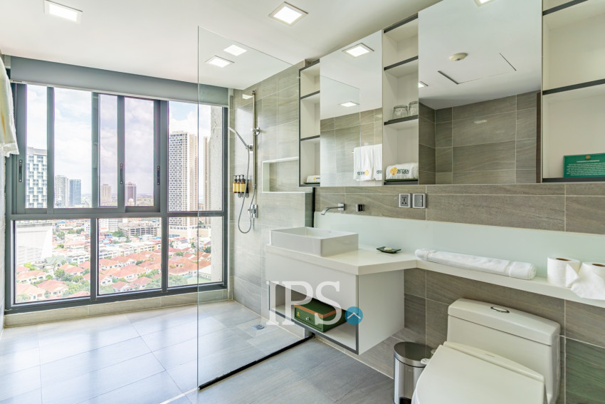 Duplex 2 Bedroom Penthouse For Rent - Tonle Bassac, Phnom Penh