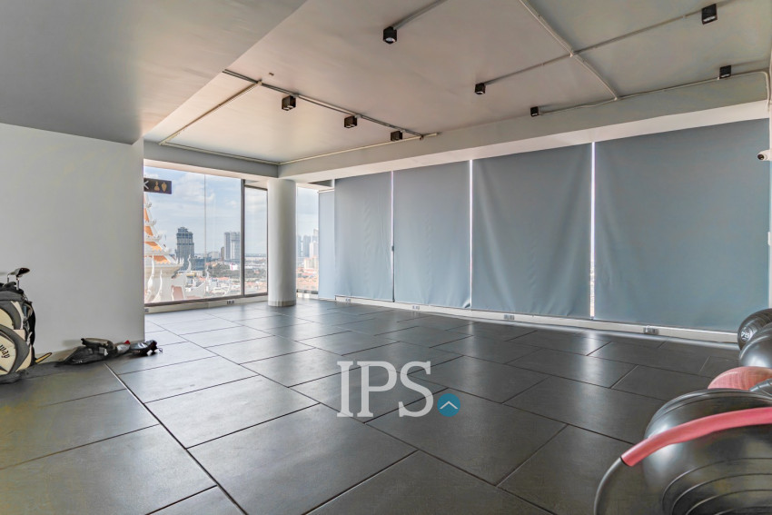 Duplex 2 Bedroom Penthouse For Rent - Tonle Bassac, Phnom Penh