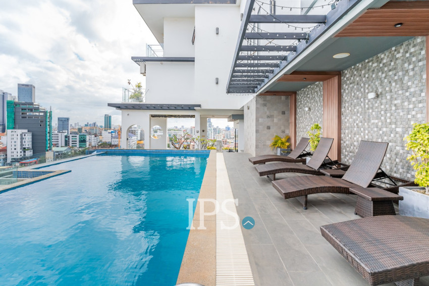 1 Bedroom Serviced Apartment For Rent - Toul Kork, Phnom Penh