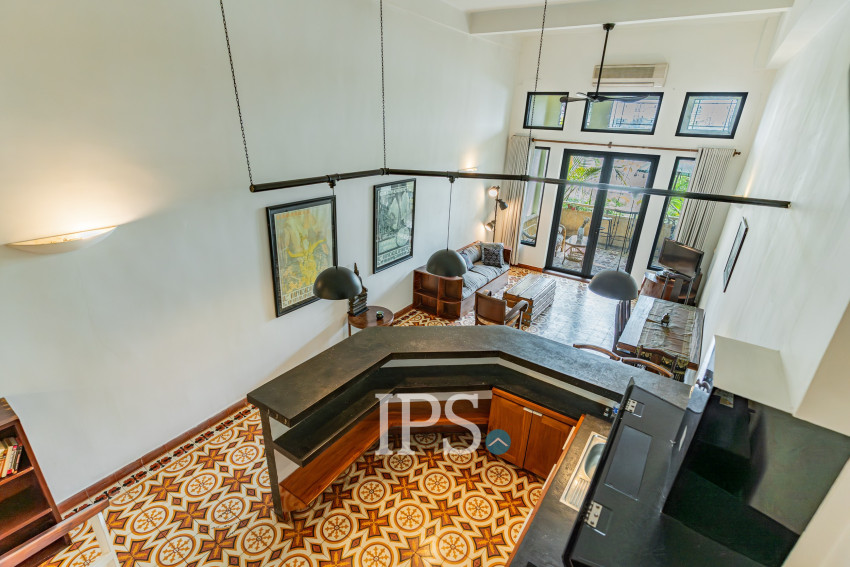 Renovated Loft 1 Bedroom For Rent - Phsar Kandal 1, Phnom Penh