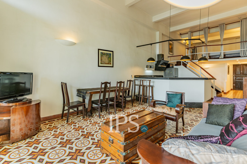 Renovated Loft 1 Bedroom For Rent - Phsar Kandal 1, Phnom Penh