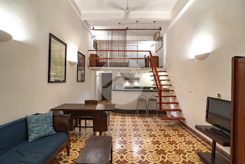 61 Sqm Loft Studio Apartment For Rent - Riverside, Phsar Kandal 1, Phnom Penh