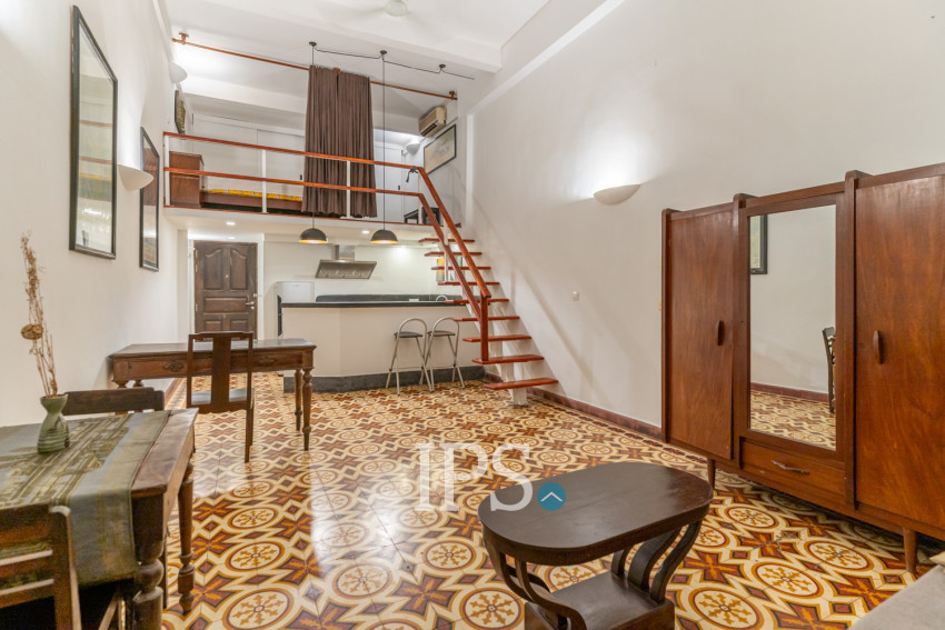 61 Sqm Loft Studio Apartment For Rent - Riverside, Phsar Kandal 1, Phnom Penh