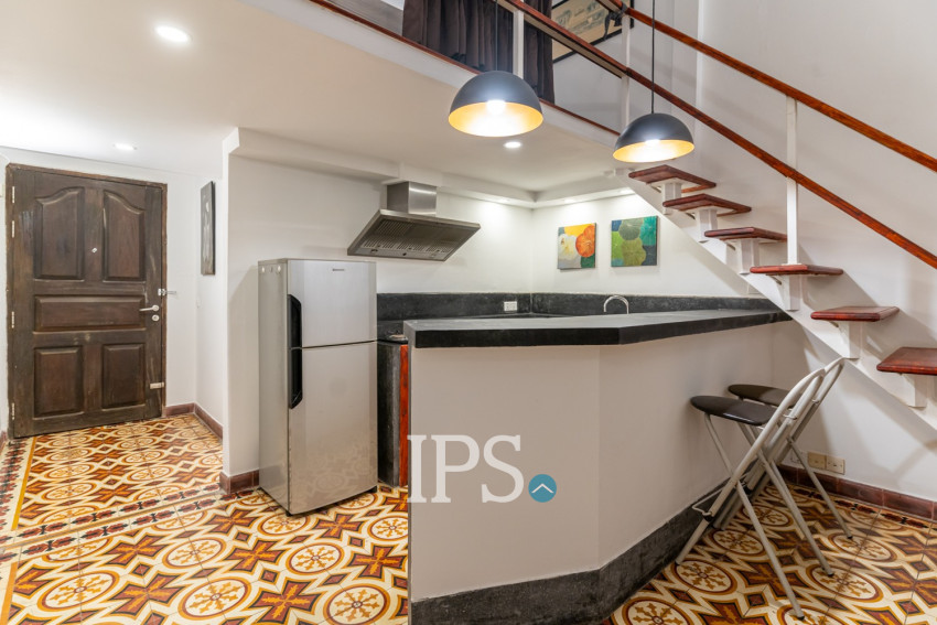 61 Sqm Loft Studio Apartment For Rent - Riverside, Phsar Kandal 1, Phnom Penh