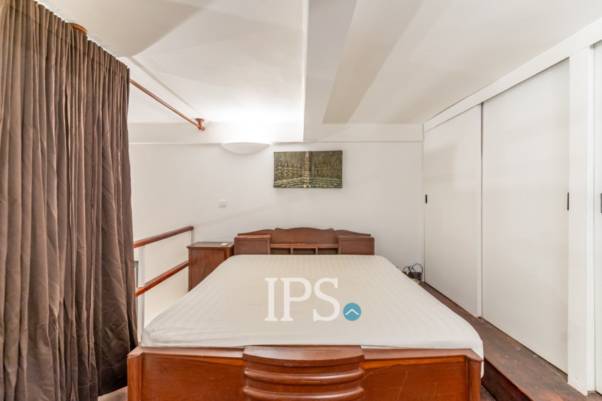 61 Sqm Loft Studio Apartment For Rent - Riverside, Phsar Kandal 1, Phnom Penh
