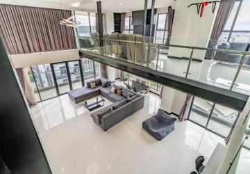 Duplex 2 Bedroom Penthouse Serviced Apartment For Rent - Boeung Kak 1, Phnom Penh thumbnail