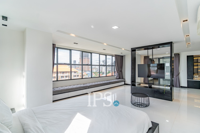Duplex 2 Bedroom Penthouse Serviced Apartment For Rent - Boeung Kak 1, Phnom Penh