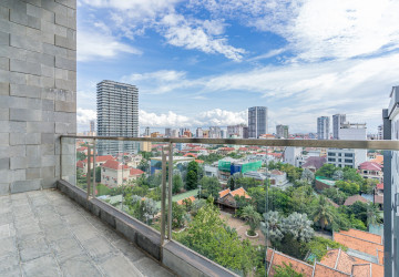 Duplex 2 Bedroom Penthouse Serviced Apartment For Rent - Boeung Kak 1, Phnom Penh thumbnail