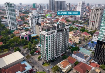8th Floor Studio Apartment For Sale - Silvertown, BKK1, Phnom Penh thumbnail