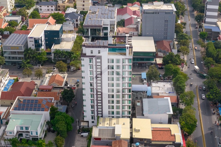 8th Floor Studio Apartment For Sale - Silvertown, BKK1, Phnom Penh