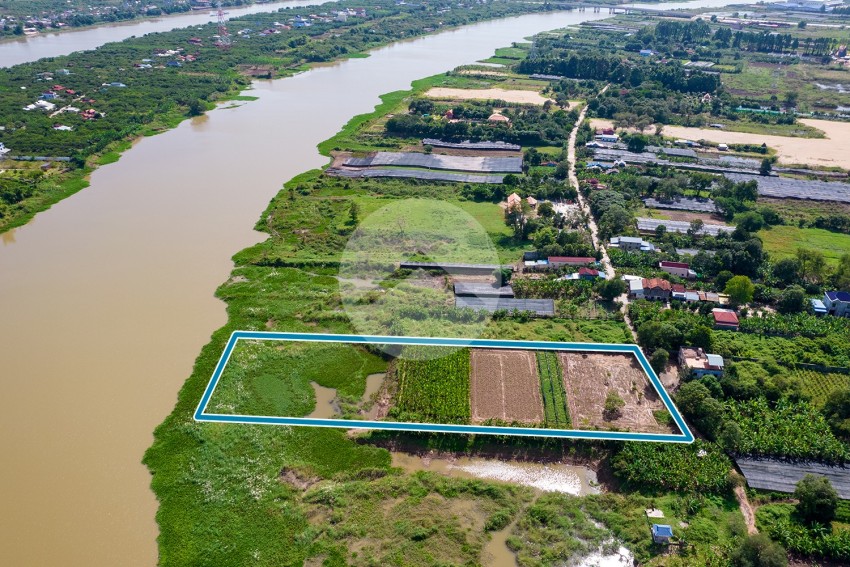 6,740 Sqm Riverfront Land For Sale - Sa Ang, Kandal Province